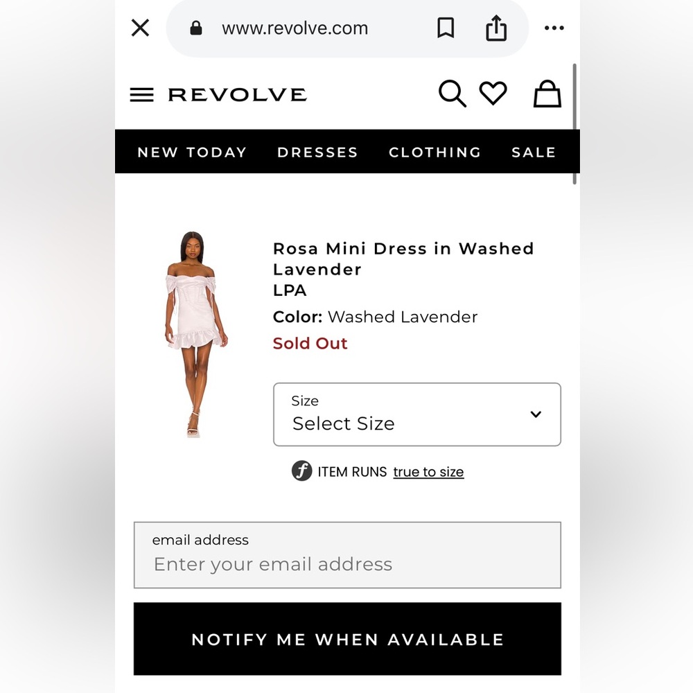 LPA Revolve Rosa Mini Dress Size Large - Picture 4 of 6